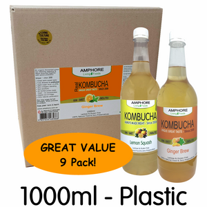 GENUINE KOMBUCHA - Single Bottles (Small, Large OR Packs)