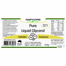 Load image into Gallery viewer, PURE LIQUID GLYCEROL (Glycerin) - Hydration &amp; Endurance (Singles OR Packs)