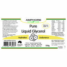 Load image into Gallery viewer, PURE LIQUID GLYCEROL (Glycerin) - Hydration &amp; Endurance (Singles OR Packs)