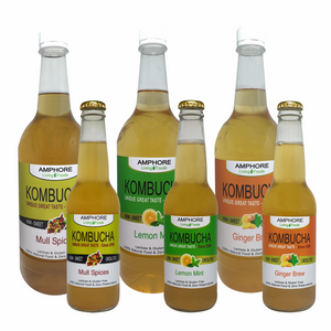 GENUINE KOMBUCHA - Single Bottles (Small, Large OR Packs)